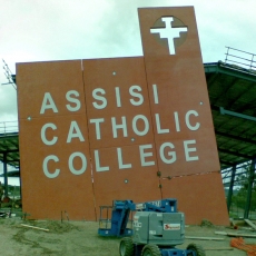 3D Lettering - Assisi College
