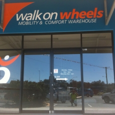 3D Lettering - Walk on Wheels